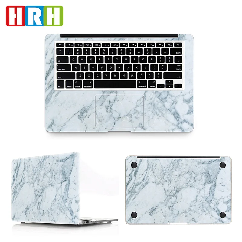 OEM Laptop Marble Pattern PVC decal sticker Full Body Laptop Skin Sticker  For Mac Book Air Laptop