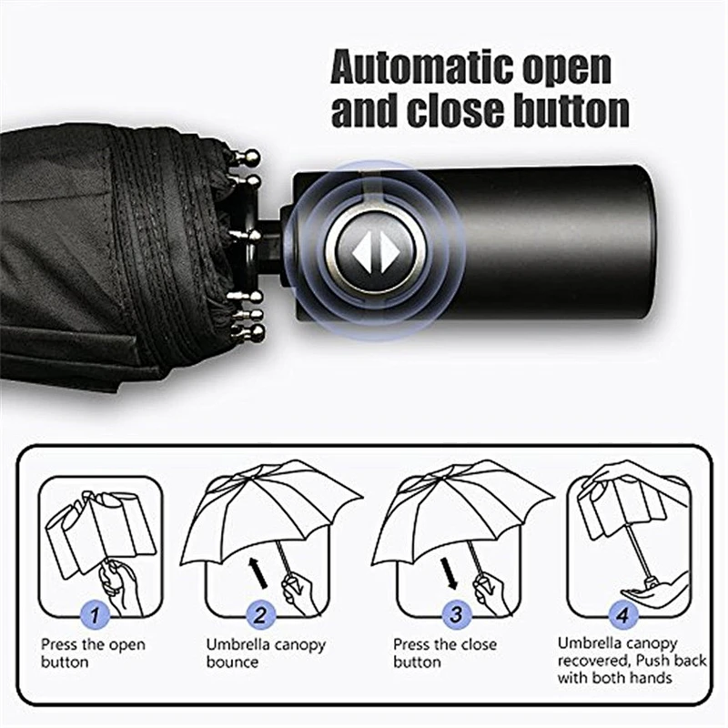 Amazon best sell bodyguard New Design 10ribs travel umbrella