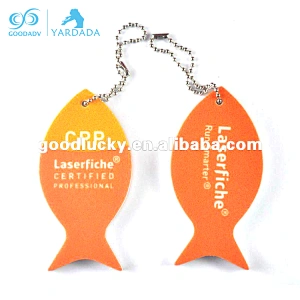 Hot sales Promotional gifts Fish shapes floating EVA keychain