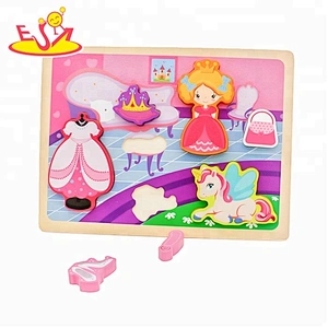 New hottest beautiful wooden puzzles for girls W14D062