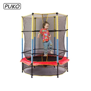 TX-B7105 Round Kids Gymnastic Trampoline With Safety Net