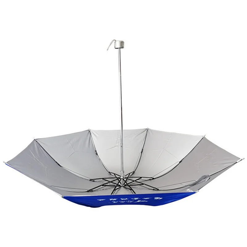 Low cost sun protection 3 fold silver backing umbrella