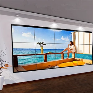 HBY 55 Inch Video Wall Monitors Seamless LCD Display Wall