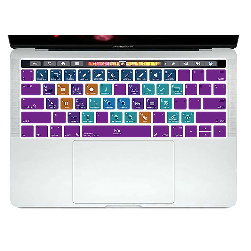 Wholesale China Steinberg Cubase Hot key Shortcuts Ultra-thin TPU Keypad Skin for Mac keyboard Cover A1706 A1707