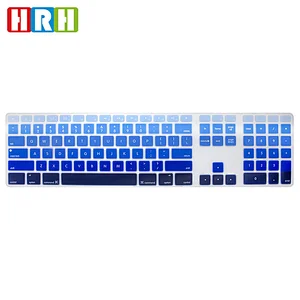 Rainbow and Gradient colored laptop keypad cover keyboard skin for keyboard for imac G6 PC Keyboard Numeric Keypad Wired USB