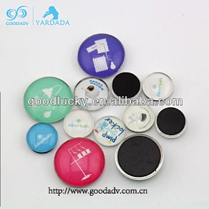 2018 New products made in China crystal dome fridge magnet glass marbles for magnets