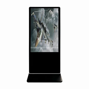 42'' Rectangular Floor Standing LCD TFT Screen Digital Signage Totem