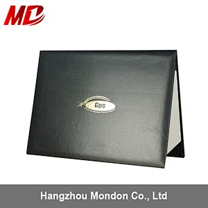 High Quality Graduation Black A4 certificate holders For Promotion