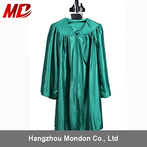 Shiny Polyester Children Graduation Cap Gown