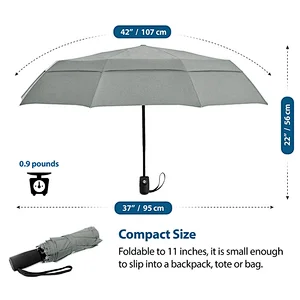 24inches double vent Construction golf 3 fold mini umbrella