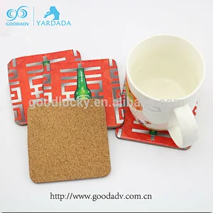 Wholesale MDF Insulated Tea Cup Pattern Beverage Coaster