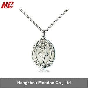 Custom Engraved Silver Graduation Pendant with silver Curb Chain