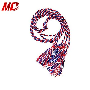 Rayon double color graduation rope college honor cord