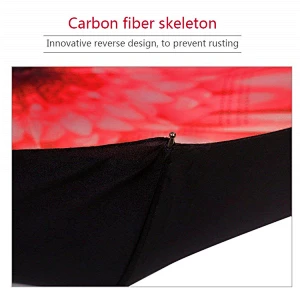 Wind-resistant automatic inverted umbrella