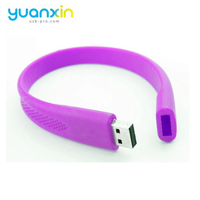 New Design multiple Colour Silicone Bracelet USB Flash Drive