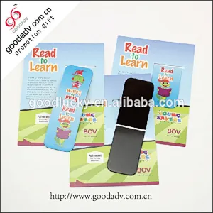 Bulk production magnetic bookmark OEM paper magnet bookmark metal bookmark only welcome customer design