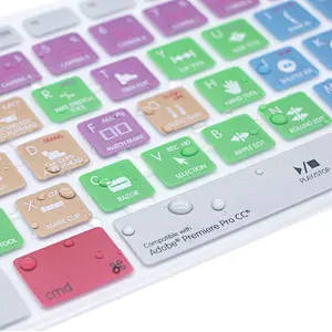 PS Hotkey Shortcut Silicone cover keyboard hotkey shortcut cover for desktop protectors For iMac G6 Desktop PC Keyboard
