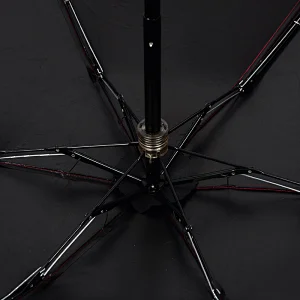 6 Panels Sun Mini 5 fold Black Vinyl Coated anti-uv umberella capsule umbrella with case