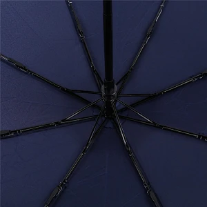 Amazon Best Sell Convenience, resistente al viento, a prueba de tormentas, revestimiento de tela, compacta, 3 veces paraguas de viaje