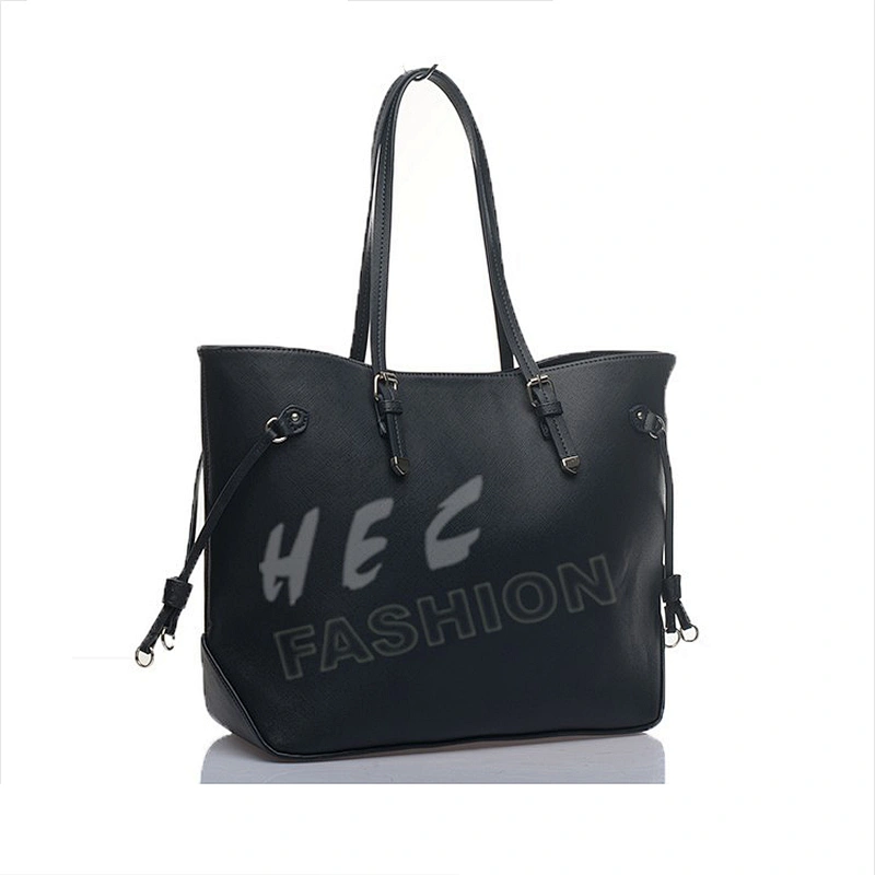 HEC Cheap Price Wholesale Big Size Leather Shoulder Tote Bags From China