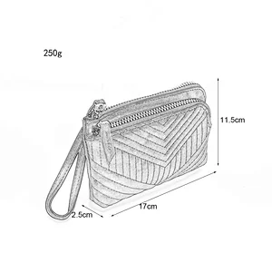 2020 wholesale PVC minimalist wallets for women fashionable with handle