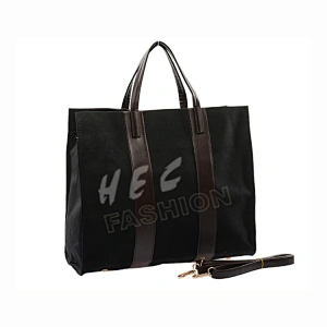 HEC China Guangdong Manufacturer Supply Hot Sale Navy Color Men Tote Handbag With Handle