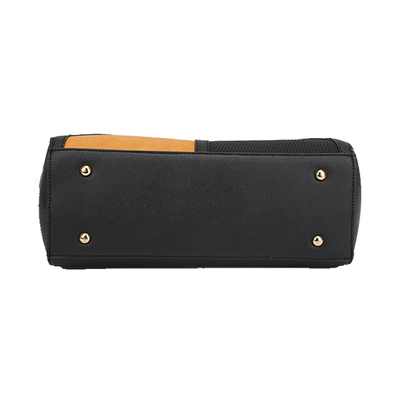 2020 New Multi-color Geometry Patchwork Design PVC Leather Fashion Women Handbag