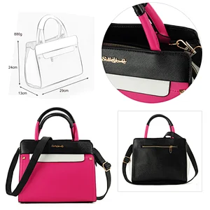 HEC Import China Products Multicolor Fashion PU Material Women Handbags Shoulder Bags