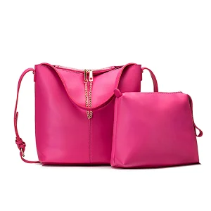 HEC Super September Long Strap Shoulder Bag PU Leather Women