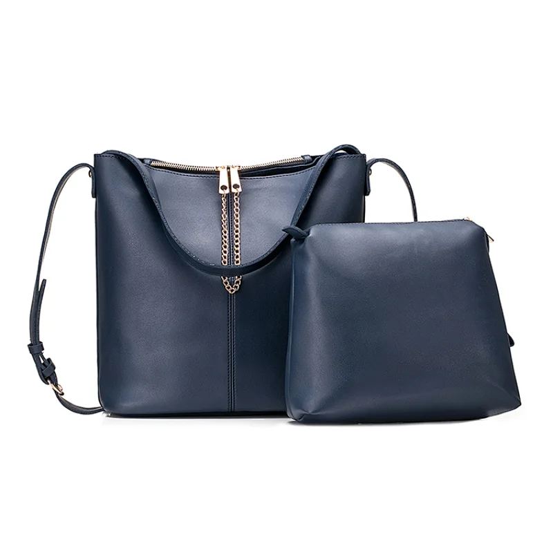 HEC Super September Long Strap Shoulder Bag PU Leather Women