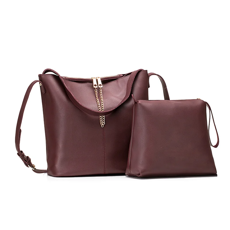 HEC Super September Long Strap Shoulder Bag PU Leather Women