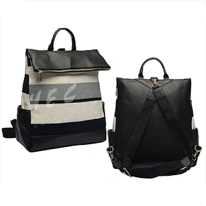 HEC Wnezhou Factory Online Shopping Children White Black Plain Printed Check Backpack