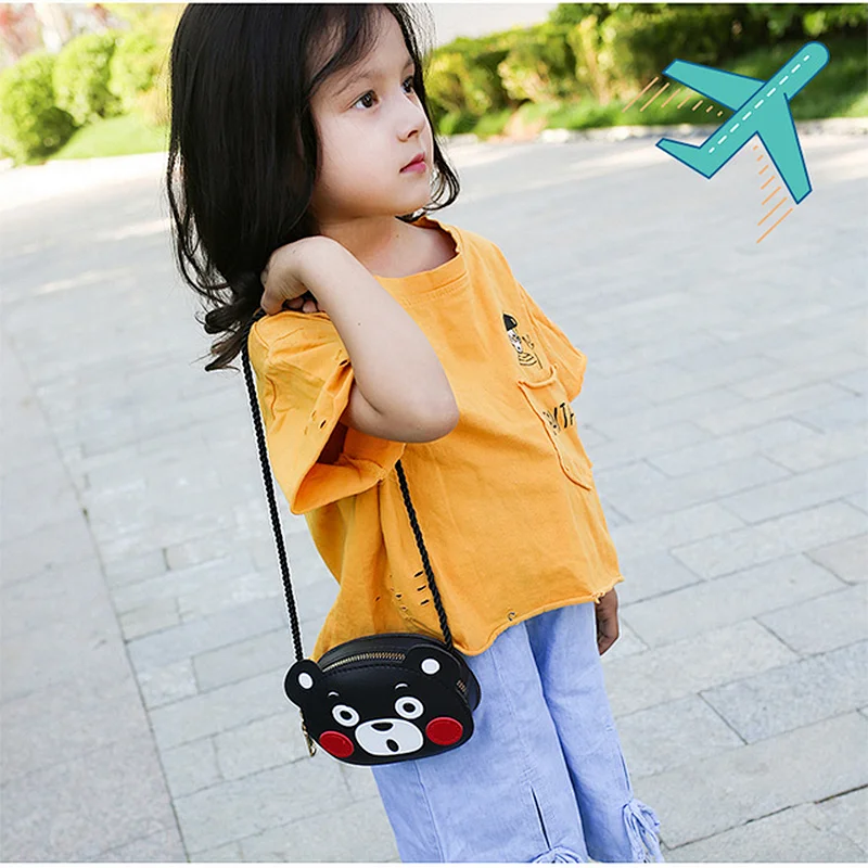 2020 Wholesale new design pu pvc soft  cute  girl cross body bag  animal mini purse