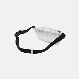 Wholesale new style fashion zipper fanny pack women custom glitter waist bag