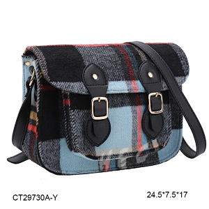Latest design fashion factory wholesale price green red cross body shoulder bag