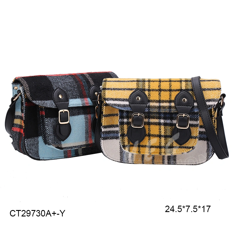 Latest design fashion factory wholesale price green red cross body shoulder bag
