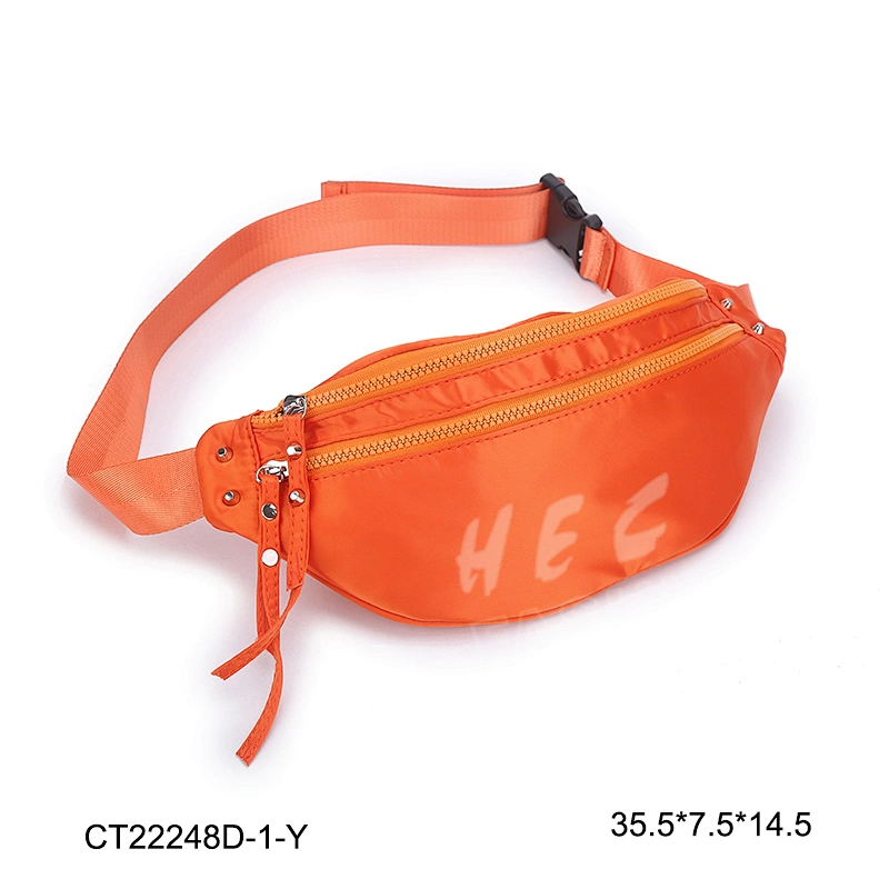 HEC New fashion oem custom logo printed  sublimation bright color polyester waist bag