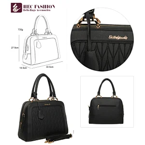 HEC Trade Assurance Fashion PU Material Women Hanging Shoulder Bag