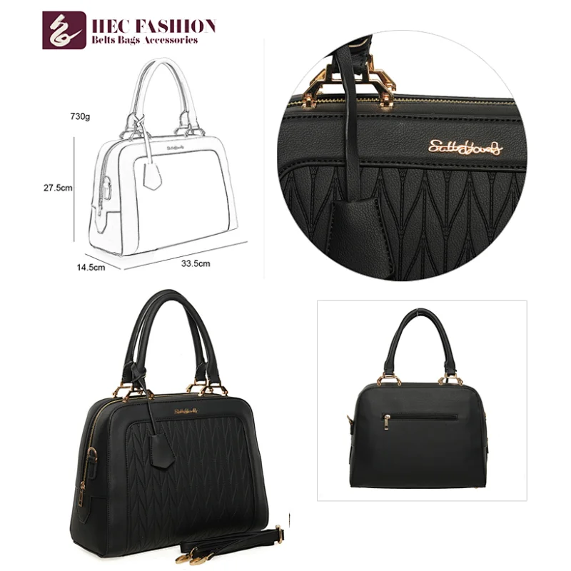 HEC Trade Assurance Fashion PU Material Women Hanging Shoulder Bag
