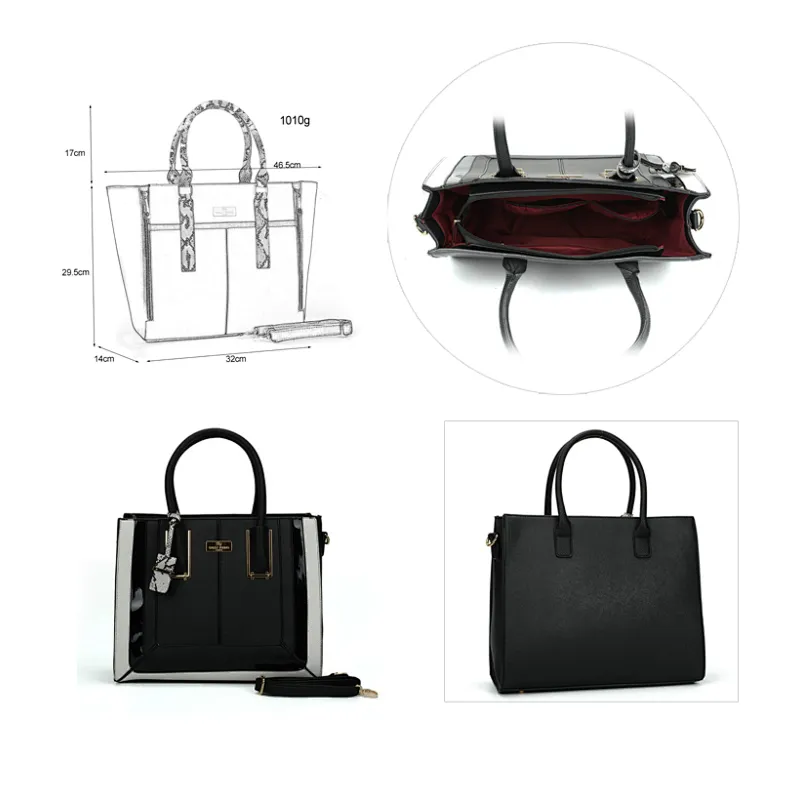 HEC Zhejiang Wenzhou Offered Leather Women Shoulder Bag Lady Handbag