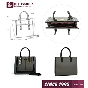 HEC Zhejiang Wenzhou Offered Leather Women Shoulder Bag Lady Handbag