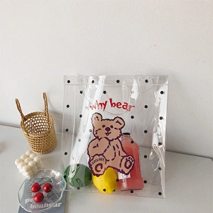 2020 New fashion ladies pvc handbag jelly shoulder bag cheap clear designer purses handbags for women