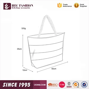 HEC China Best Manufacturer Supply Large Canvas Shopping Tote Bag For Ladies