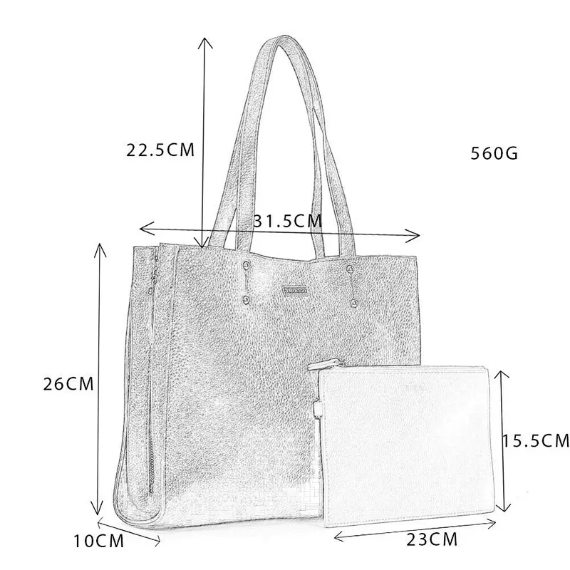 HEC China Wholesale Market Offered PU Women Shoulder Bags Handbag