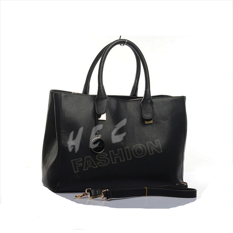 HEC New Product 2020 Famous Designer Black Ladies Handle Tote Bag With Strap