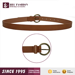 HEC Wenzhou Factory Online Shopping 2020 Cheap Price Lady Fashion Designed Leather Belt