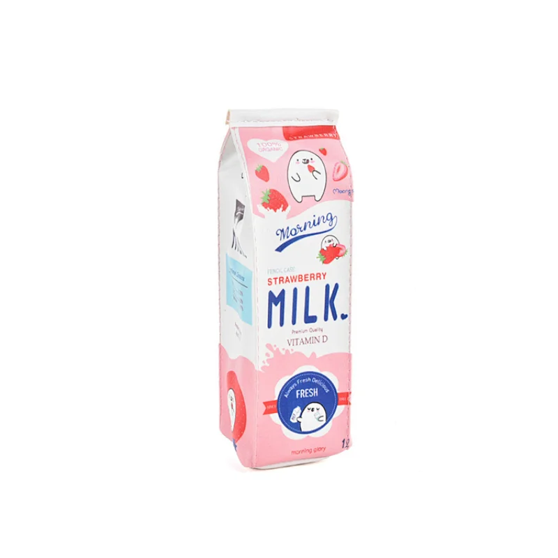 HEC Creative Milk BoxDesigner Cartoon Pu Pvc Material Kids Purse