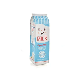 HEC Creative Milk BoxDesigner Cartoon Pu Pvc Material Kids Purse