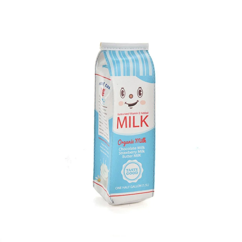 HEC Creative Milk BoxDesigner Cartoon Pu Pvc Material Kids Purse