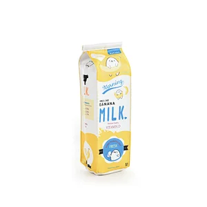 HEC Creative Milk BoxDesigner Cartoon Pu Pvc Material Kids Purse